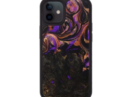 iPhone 12 Wood+Resin Phone Case - Milo (Purple, 707272) For Discount