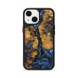 iPhone 13 Wood+Resin Phone Case - Roosevelt (Blue, 706940) Online now