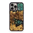 iPhone 15 Pro Max Wood+Resin Phone Case - Bridget (Chameleon, 706650) For Sale