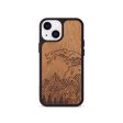 iPhone 13 mini Wood+Resin Phone Case - Wave - Mahogany (Curated) Discount