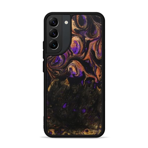 Galaxy S22 Plus Wood+Resin Phone Case - Christine (Purple, 707326) For Cheap