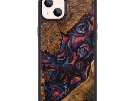 iPhone 14 Plus Wood+Resin Phone Case - Baylee (Mosaic, 705788) Discount