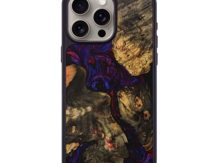 iPhone 15 Pro Max Wood+Resin Phone Case - Beulah (Mosaic, 705794) For Discount