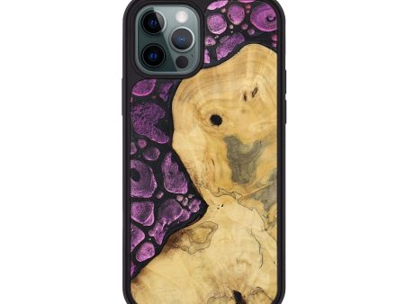 iPhone 12 Pro Wood+Resin Phone Case - Ron (Chameleon, 706611) Sale