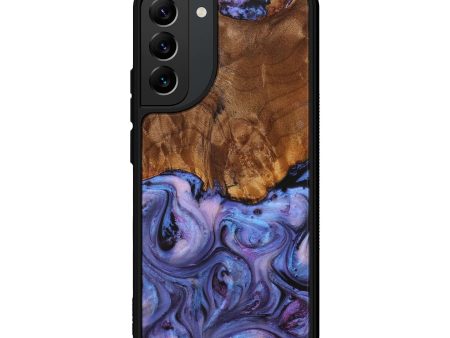 Galaxy S22 Plus Wood+Resin Phone Case - Barbara (Purple, 707327) Discount