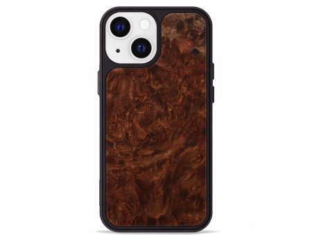 iPhone 13 mini Wood+Resin Phone Case - Kathi (Wood Burl, 707499) For Sale