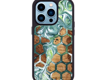 iPhone 14 Pro Wood+Resin Phone Case - Angeline (Pattern, 705849) Cheap