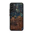 Galaxy S22 Plus Wood+Resin Phone Case - Wilma (Teal & Gold, 707221) Online Sale