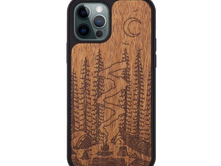 iPhone 12 Pro Wood+Resin Phone Case - Camp - Mahogany (Curated) Hot on Sale