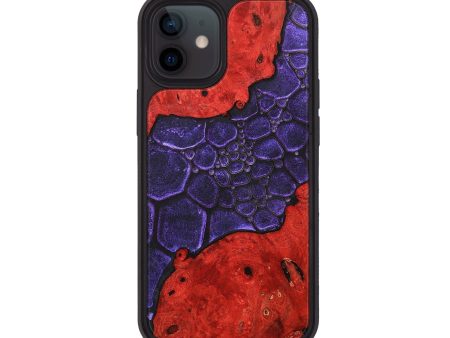 iPhone 12 Wood+Resin Phone Case - Hallie (Chameleon, 706624) Online Sale