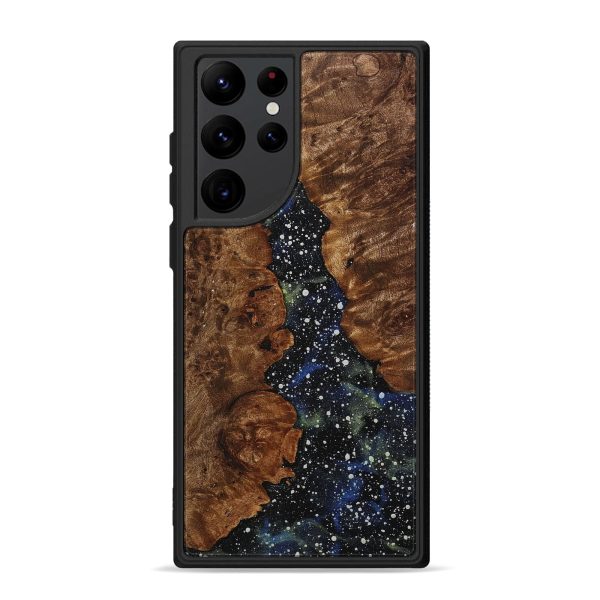 Galaxy S22 Ultra Wood+Resin Phone Case - Ashton (Cosmos, 706453) on Sale