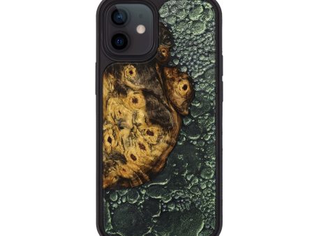 iPhone 12 Wood+Resin Phone Case - Chance (Chameleon, 706655) Discount