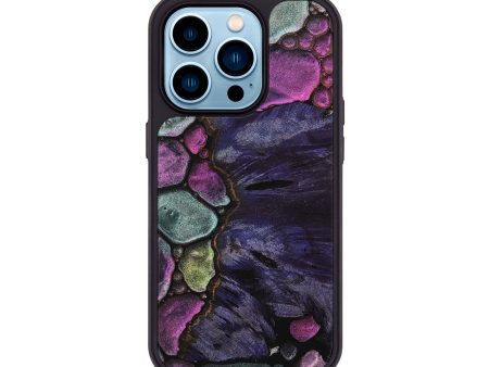 iPhone 14 Pro Wood+Resin Phone Case - Dora (Chameleon, 706565) Online Hot Sale