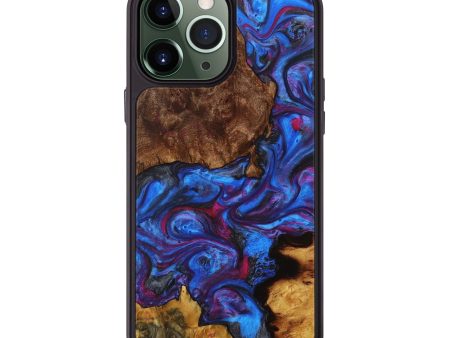 iPhone 13 Pro Max Wood+Resin Phone Case - Brooklyn (Mosaic, 707565) Supply