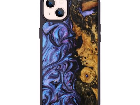 iPhone 14 Plus Wood+Resin Phone Case - Laurie (Purple, 707325) Online now