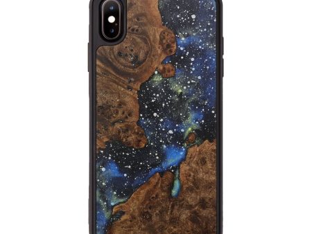 iPhone Xs Max Wood+Resin Phone Case - Wilfred (Cosmos, 706410) Sale