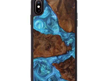 iPhone Xs Max Wood+Resin Phone Case - Luke (Mosaic, 707569) For Cheap