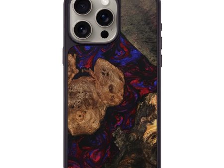 iPhone 15 Pro Max Wood+Resin Phone Case - Sophia (Mosaic, 705792) Hot on Sale