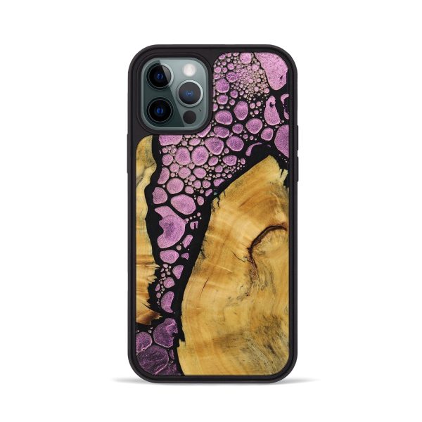 iPhone 12 Pro Wood+Resin Phone Case - Abram (Chameleon, 706617) Fashion