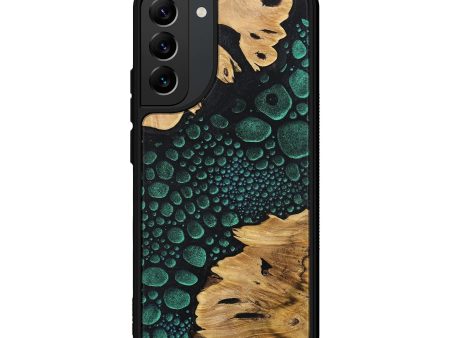 Galaxy S22 Plus Wood+Resin Phone Case - Wilma (Chameleon, 706597) Sale