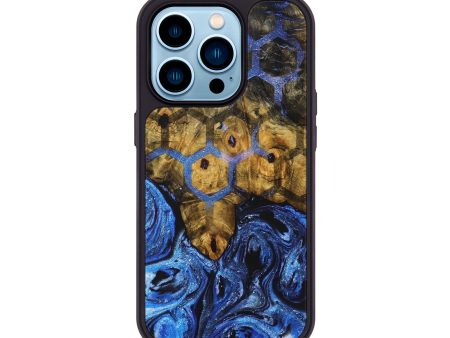 iPhone 14 Pro Wood+Resin Phone Case - Fernanda (Pattern, 707488) Online Sale