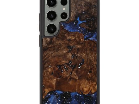 Galaxy S23 Ultra Wood+Resin Phone Case - Brandy (Cosmos, 705778) Online Sale