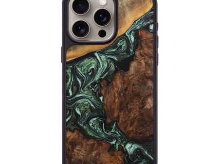 iPhone 15 Pro Max Wood+Resin Phone Case - Bruce (Mosaic, 705785) Online