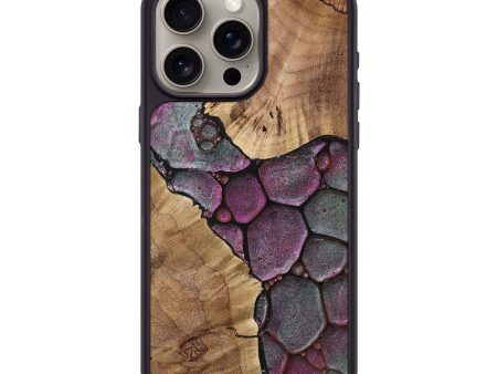 iPhone 15 Pro Max Wood+Resin Phone Case - Tisha (Chameleon, 706580) Sale