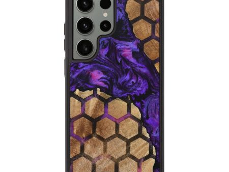 Galaxy S23 Ultra Wood+Resin Phone Case - Jayden (Pattern, 706958) on Sale