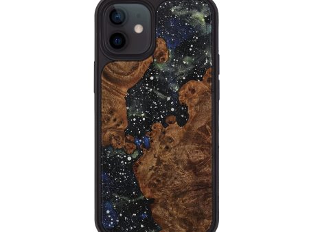 iPhone 12 Wood+Resin Phone Case - Stefanie (Cosmos, 706454) Fashion