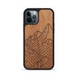 iPhone 12 Pro Wood+Resin Phone Case - Mountain - Mahogany (Curated) Hot on Sale