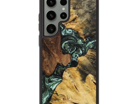 Galaxy S23 Ultra Wood+Resin Phone Case - Bridget (Mosaic, 705786) on Sale