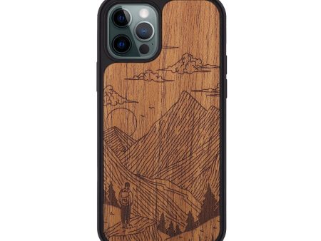 iPhone 12 Pro Wood+Resin Phone Case - Roaming - Mahogany (Curated) Supply