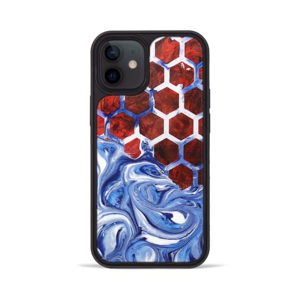 iPhone 12 Wood+Resin Phone Case - Riley (Pattern, 705851) Fashion