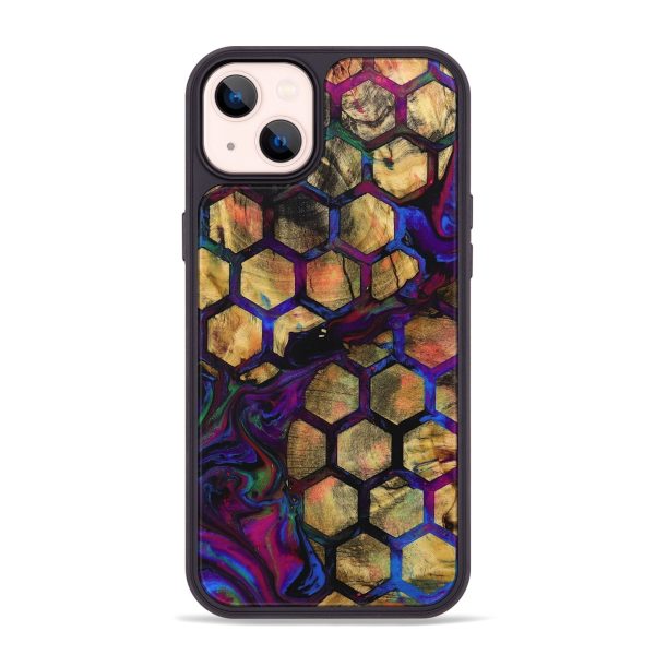 iPhone 14 Plus Wood+Resin Phone Case - Lowell (Pattern, 705843) Hot on Sale