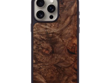 iPhone 15 Pro Max Wood+Resin Phone Case - Shirley (Wood Burl, 707495) Sale