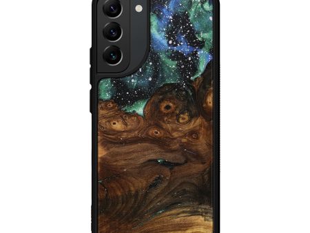 Galaxy S22 Plus Wood+Resin Phone Case - Maliyah (Cosmos, 706322) on Sale