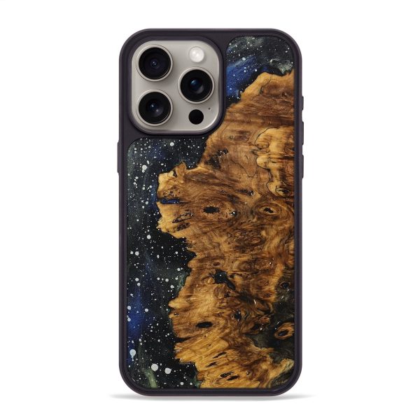 iPhone 15 Pro Max Wood+Resin Phone Case - Addyson (Cosmos, 706413) Online now