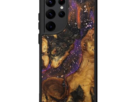 Galaxy S22 Ultra Wood+Resin Phone Case - Emmanuel (Cosmos, 706425) Cheap