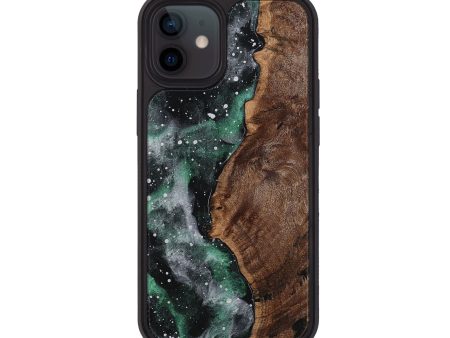 iPhone 12 Wood+Resin Phone Case - Shari (Cosmos, 708338) Supply