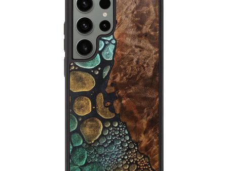 Galaxy S23 Ultra Wood+Resin Phone Case - Justin (Chameleon, 706668) For Sale