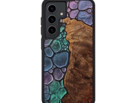 Galaxy S24 Wood+Resin Phone Case - Kizzy (Chameleon, 706657) on Sale