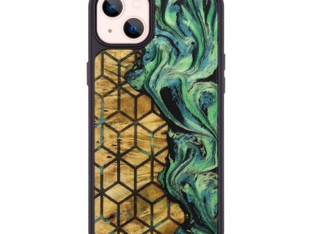 iPhone 14 Plus Wood+Resin Phone Case - Khloe (Pattern, 706235) Online now