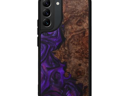 Galaxy S22 Plus Wood+Resin Phone Case - Viola (Purple, 706890) Supply