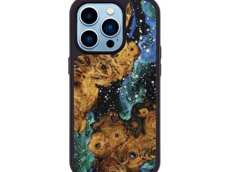 iPhone 14 Pro Wood+Resin Phone Case - Amara (Cosmos, 706338) Fashion