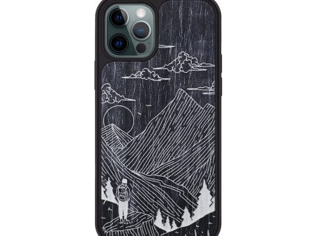 iPhone 12 Pro Wood+Resin Phone Case - Roaming - Ebony (Curated) Cheap