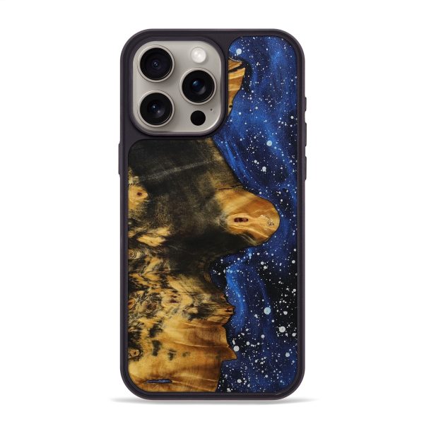 iPhone 15 Pro Max Wood+Resin Phone Case - Stephen (Cosmos, 707512) Online