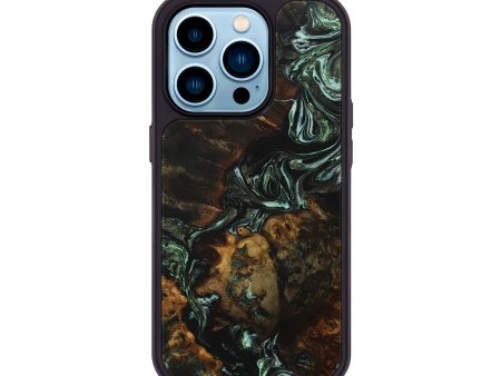 iPhone 14 Pro Wood+Resin Phone Case - Annika (Mosaic, 705791) Hot on Sale