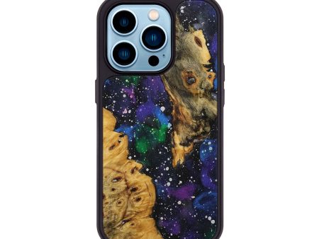 iPhone 14 Pro Wood+Resin Phone Case - Charlie (Cosmos, 706460) Hot on Sale