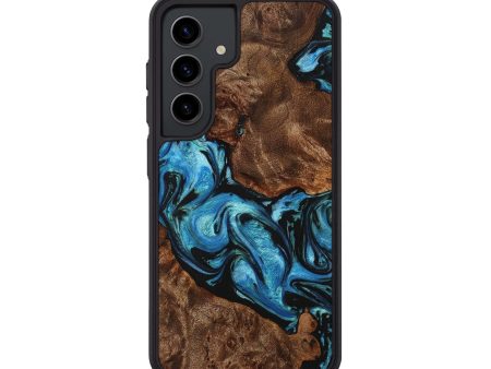 Galaxy S24 Wood+Resin Phone Case - Orion (Blue, 707604) For Cheap